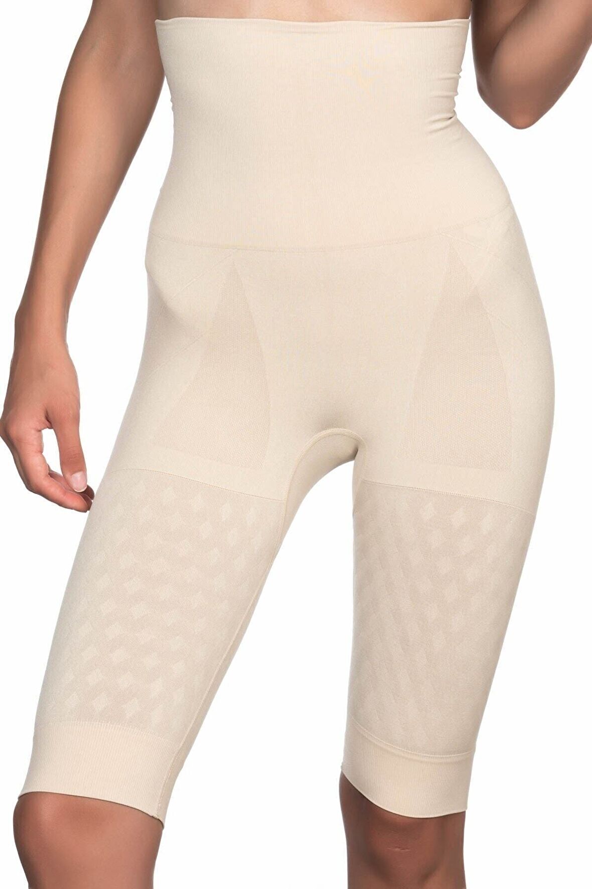 2015 Kadın Double Uzun Paça Korse Ten