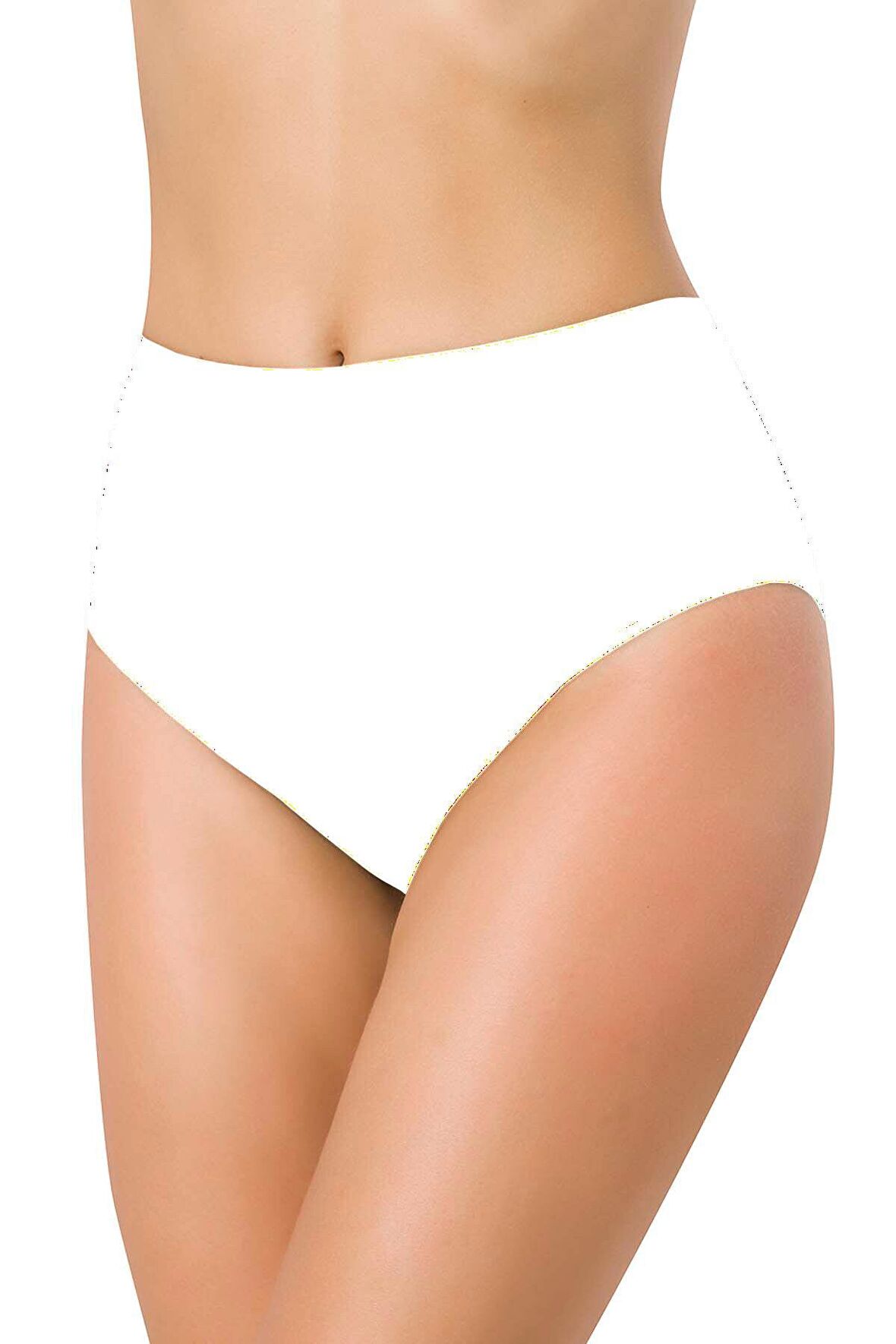 Kadın Beyaz Dikişsiz Slip Korse