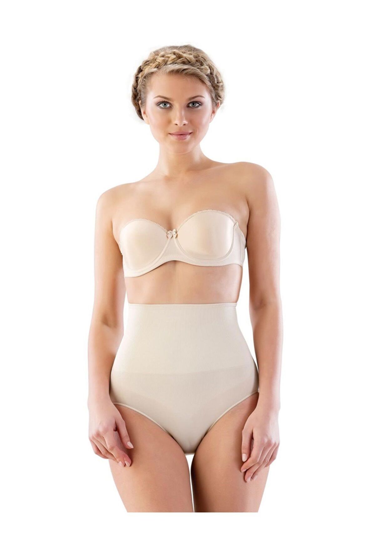 2200 Dikişsiz Slip Pantolon Korse Ten