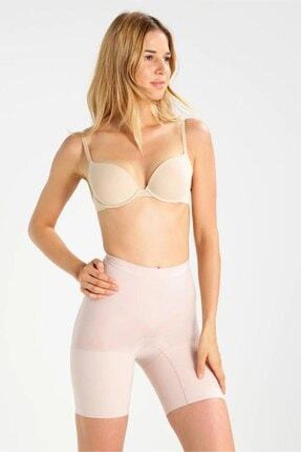 Kadın Siyah Uzun Paçalı Seamless Boxer Korse 3003