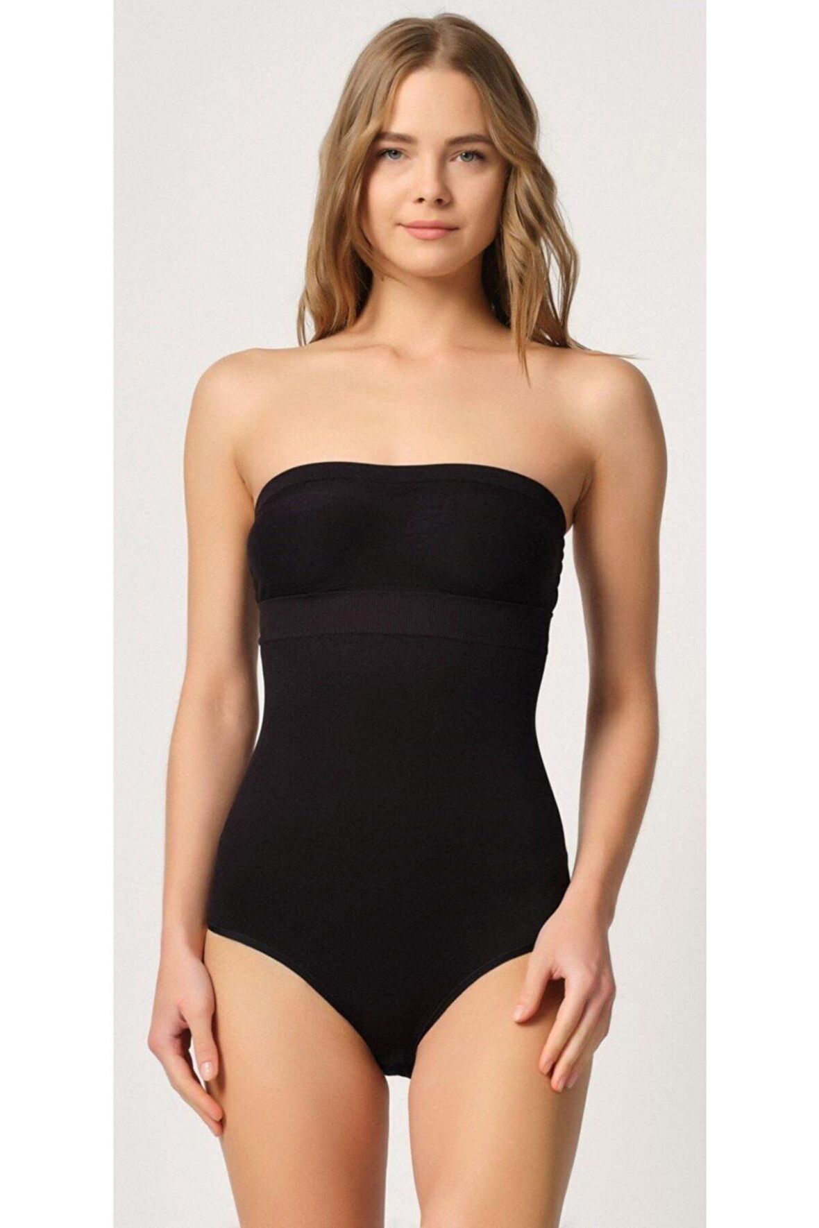 2080 Dikişsiz Alttan Çıtçıtlı Slip Korse