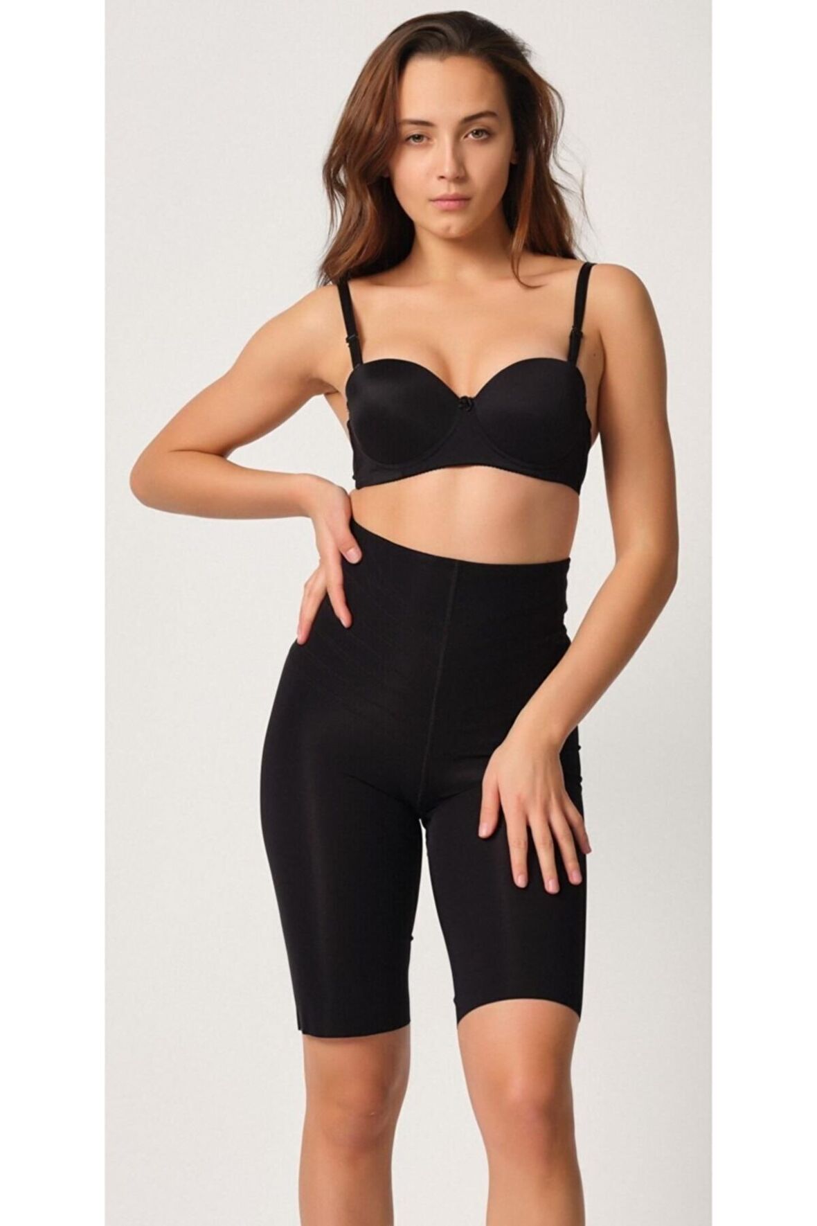 2923 Karyokalı Destekli Uzun Paçalı Lazer Korse