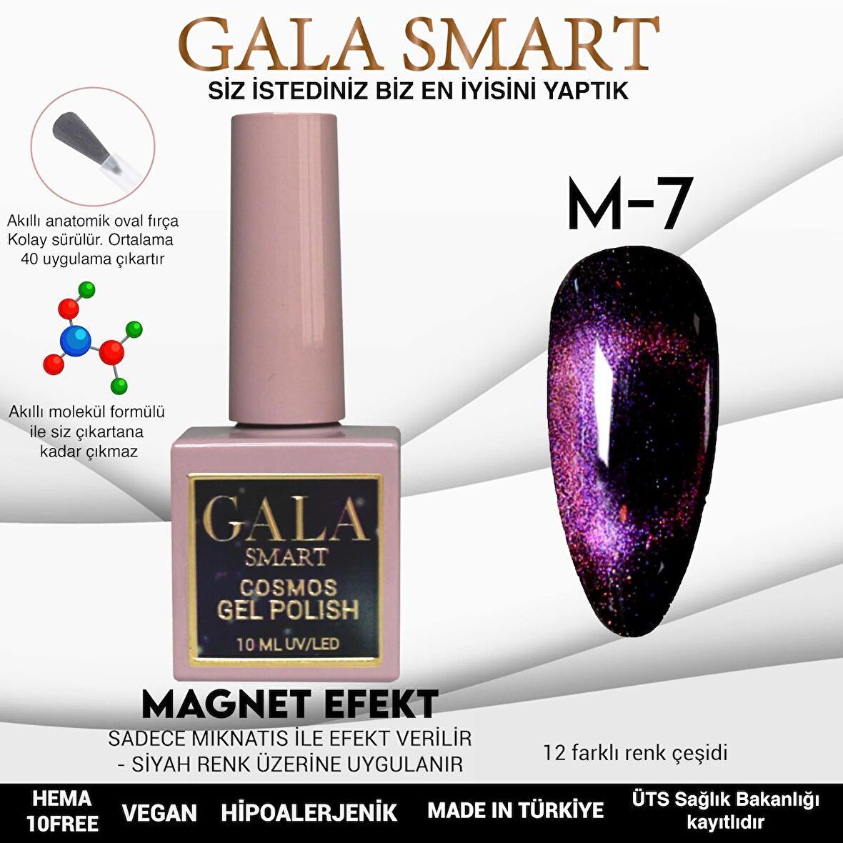 GALA SMART KOZMOZ SERİ KALICI OJE M7