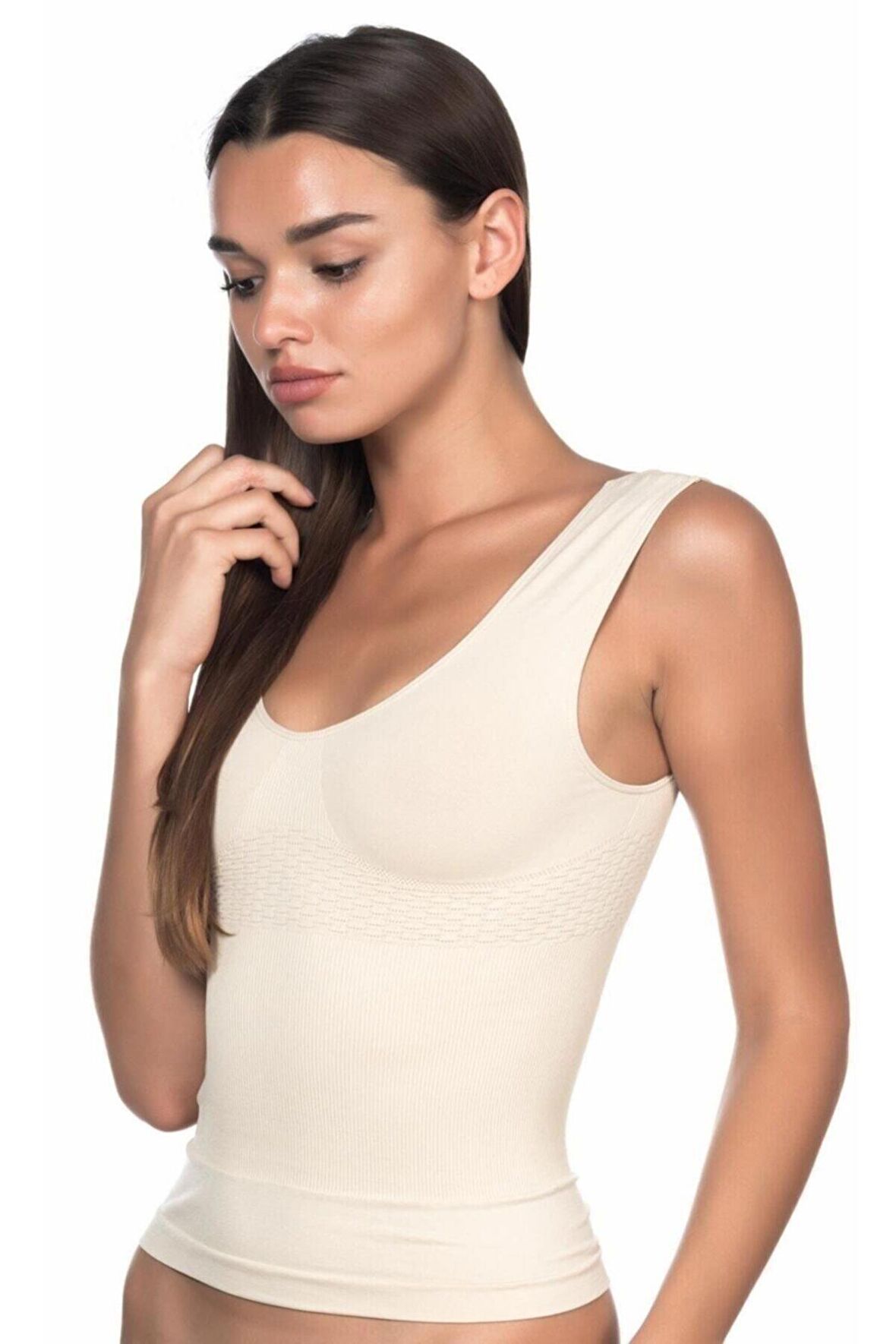 Kadın Kalın Askılı Korseli Atlet