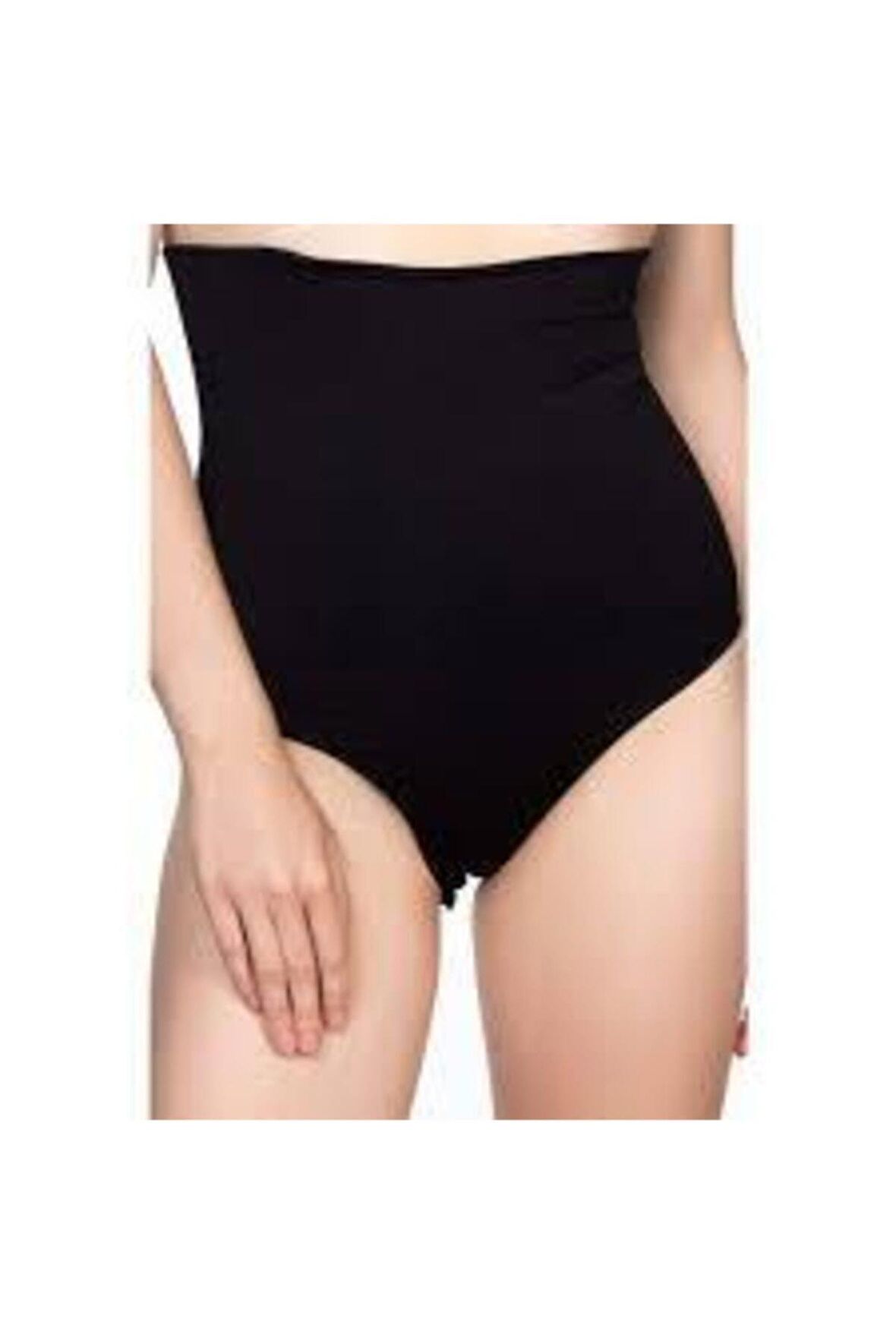 (m, I) Kadın Slip Çift Külot Çıtçıtlı Korse 1 Beden Küçültür