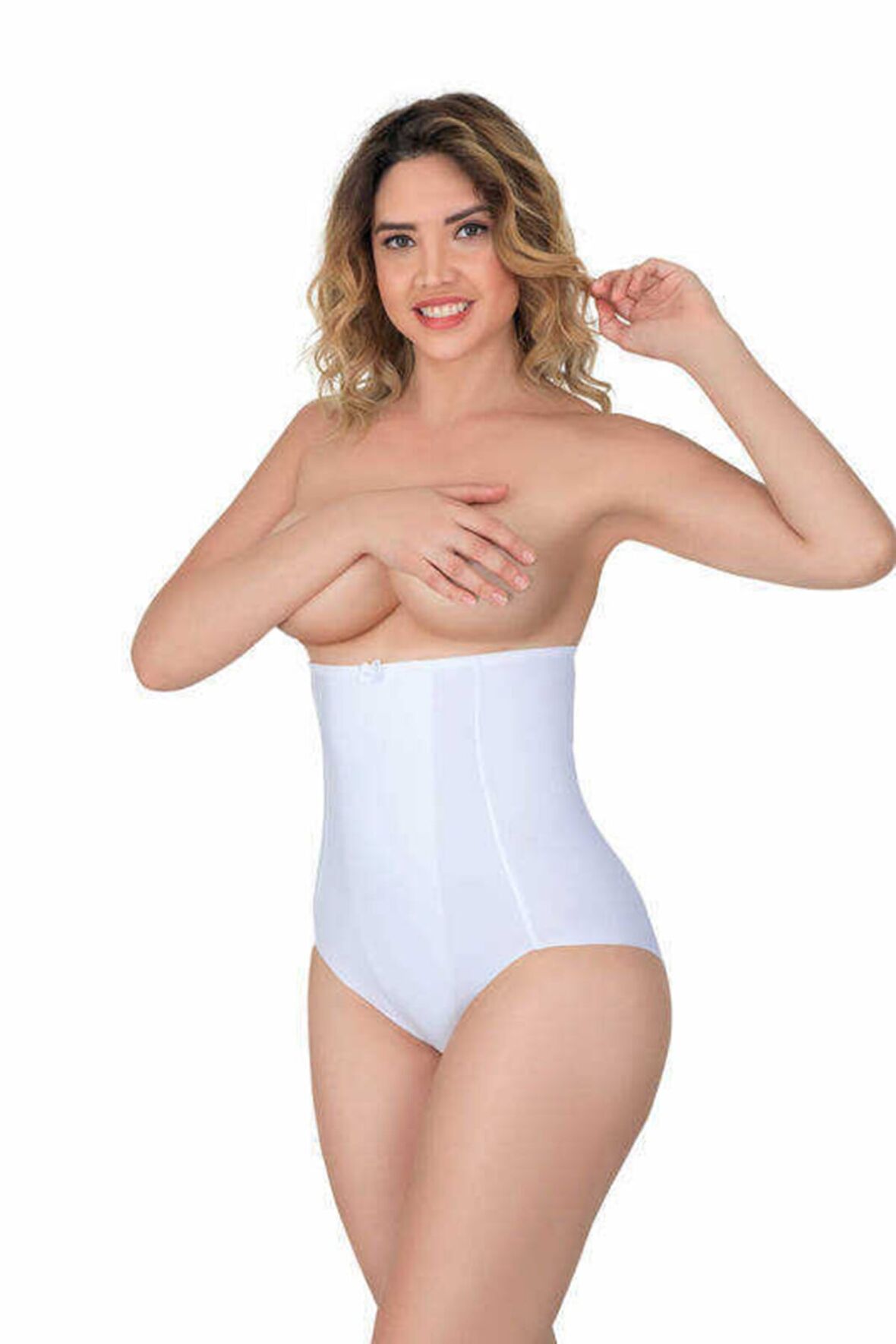 Kadın - Karın Toparlayıcı Destekli Lazer Kesim Slip Korse 2920