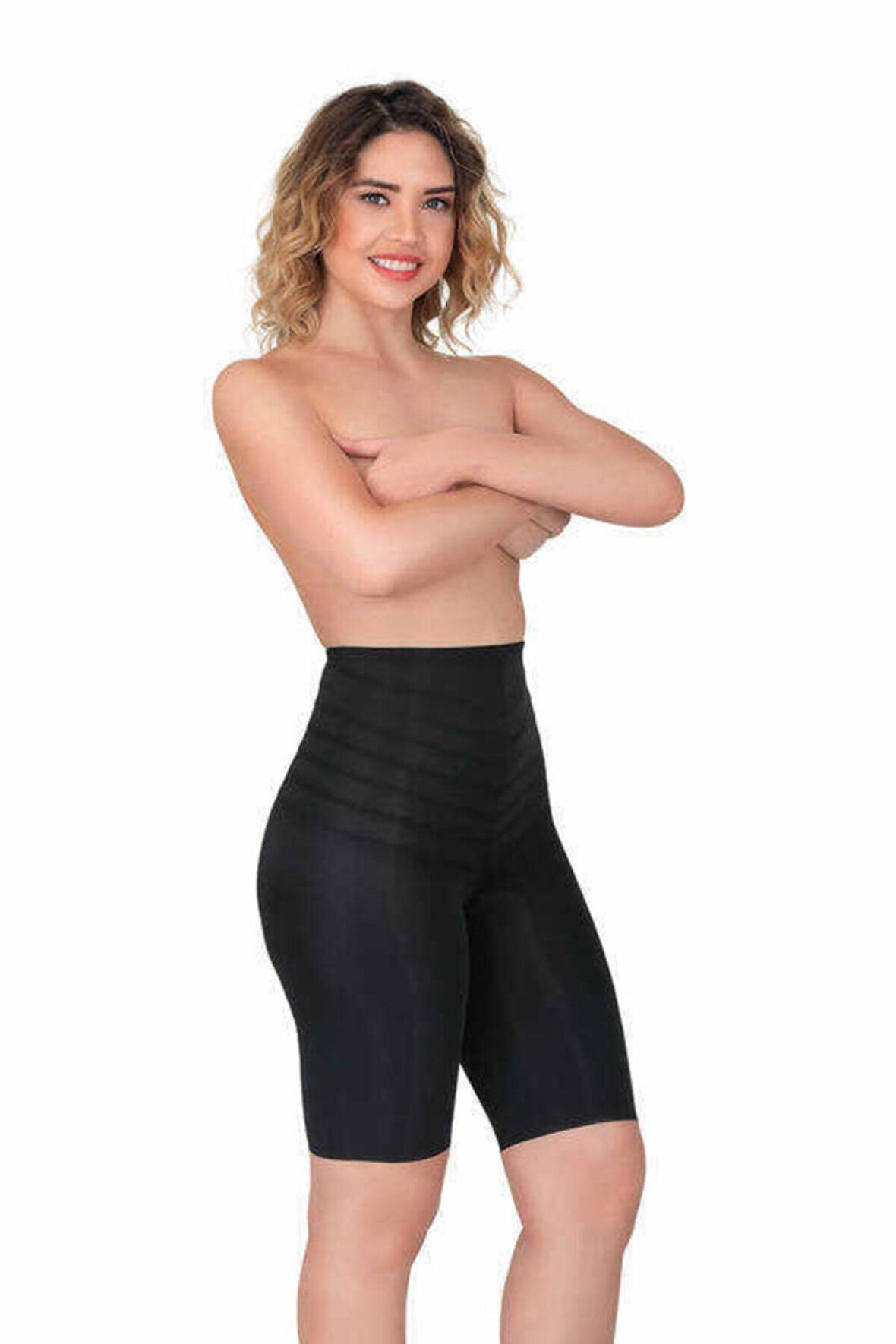 Kadın Karyoka Destekli Uzun Paçalı Boxer Korse 2923