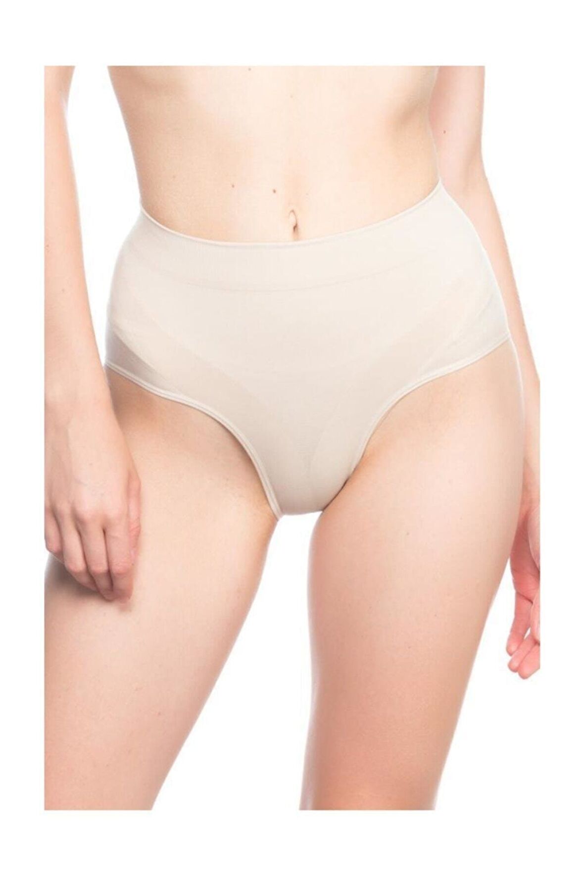 Kadın Bej Düşük Bel İnce Slip Korse 7025