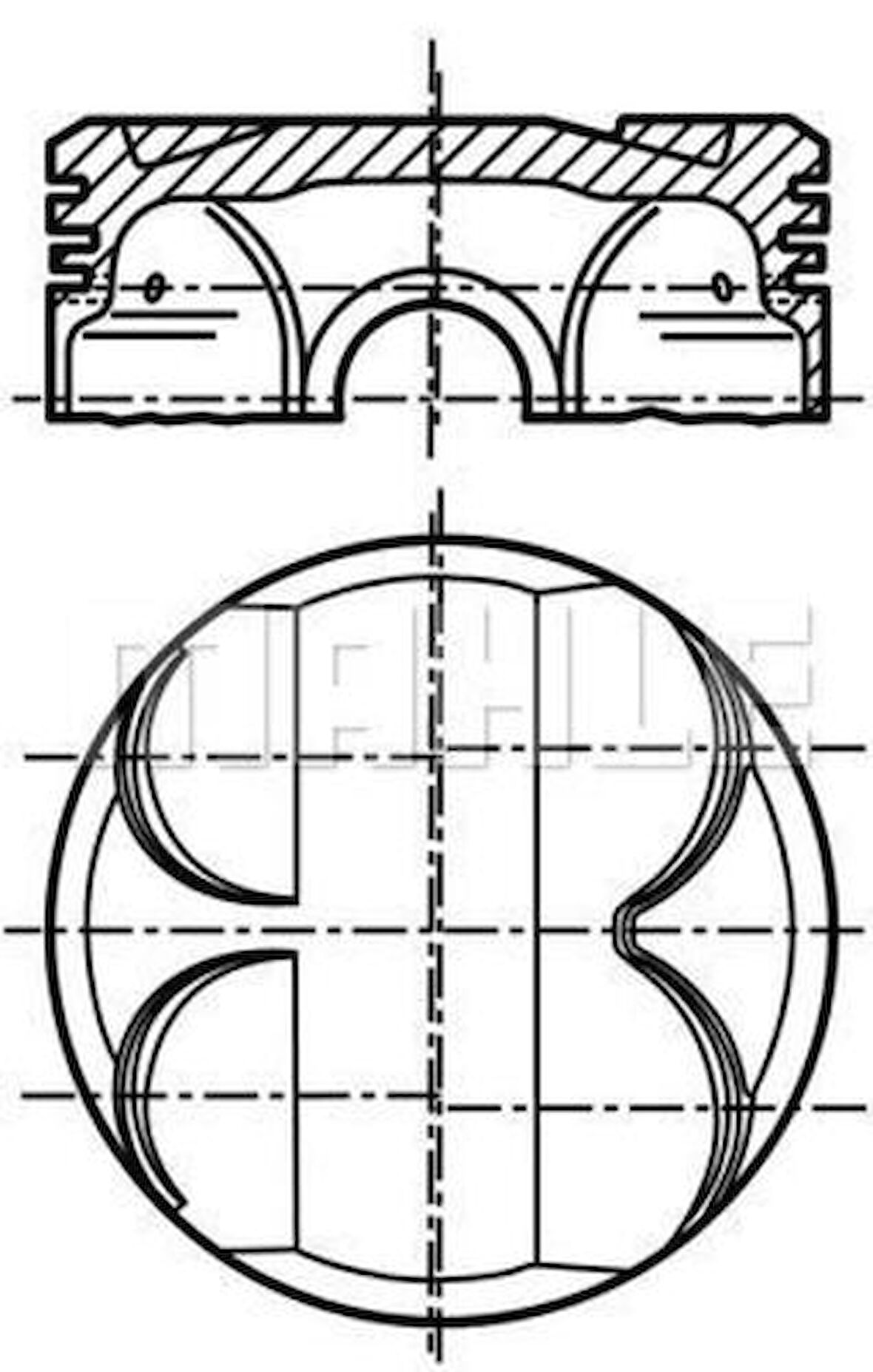 Mahle-Knecht-Behr 081PI00101002 Piston Segman 0.50mm BMW N40-42-45 E87 E46 E89 081PI00101002