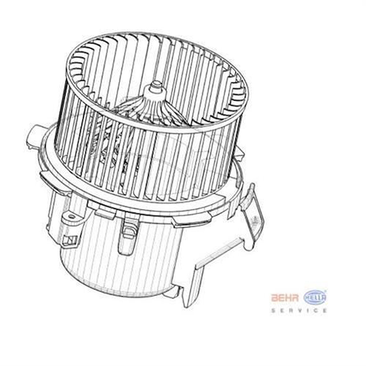 Mahle-Knecht-Behr AB41000P Kalorifer Motoru Master-Movano 2.5-3.0 DTI-DCI 12V 7701057555