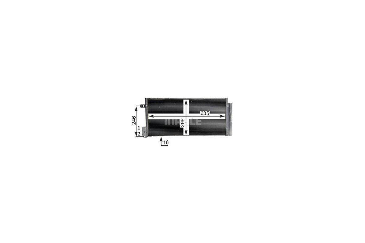 Mahle-Knecht-Behr AC505001S Klima Radyatörü Corsa D Z13Dth 55700408