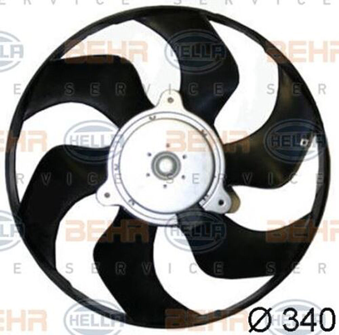 Mahle-Knecht-Behr CFF314000P Fan Motoru Pervaneli Clio III -Modus 05 Klimalı 7701059785