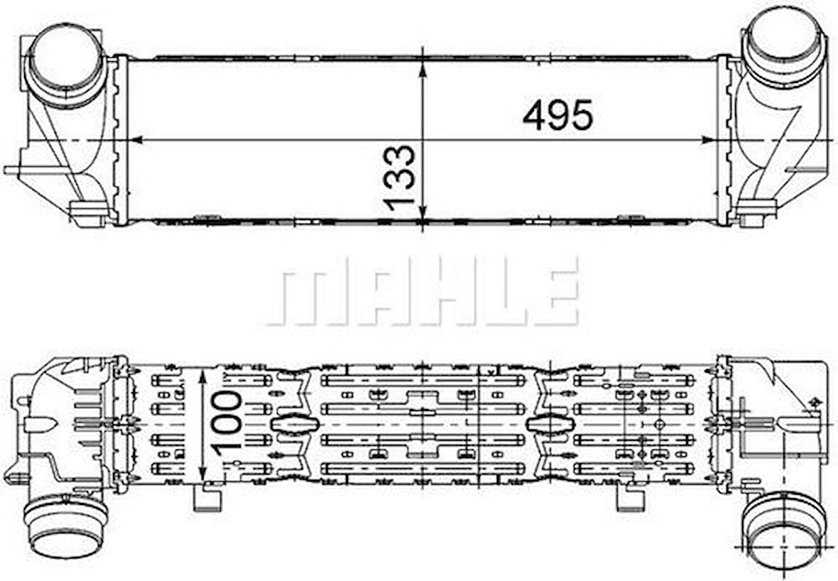 Mahle-Knecht-Behr CI476000S Turbo Radyatörü BMW F10 F11 N20 17117618769
