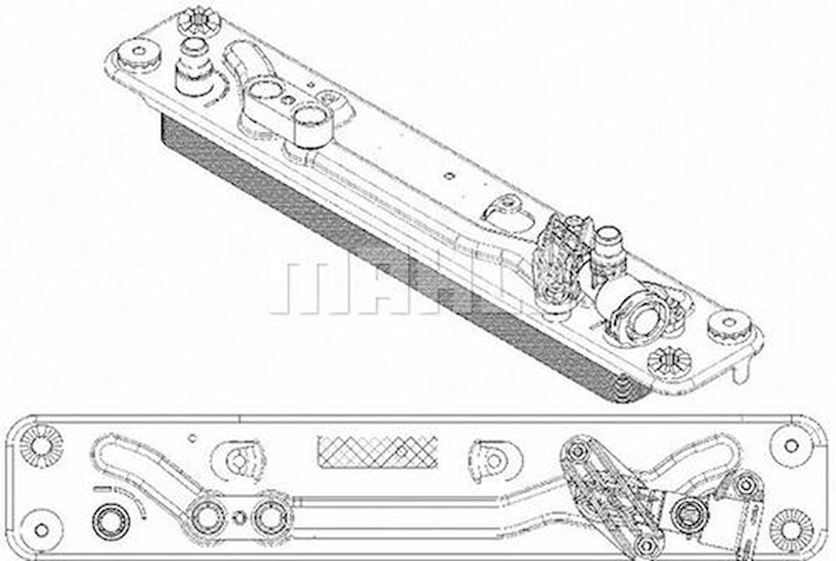 Mahle-Knecht-Behr CLC182000P Şanzıman Yağ Soğutucu Premium Line BMW M57 N57 N54 N55 N63 E70 Lcı E71 E71 17217553389