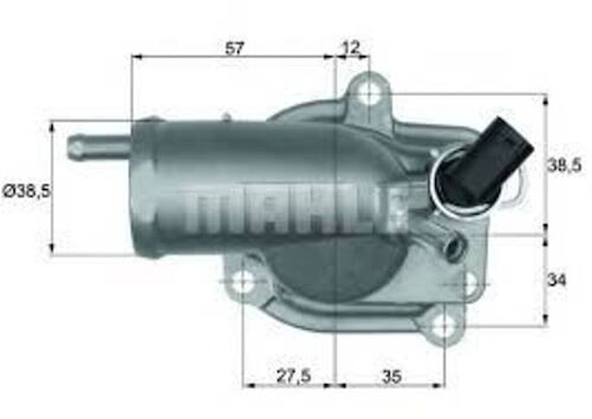 Mahle-Knecht-Behr TH987 Termostat 87 CC (OM611) C-Serisi W202 94-00 S202 97-00 A6112000015