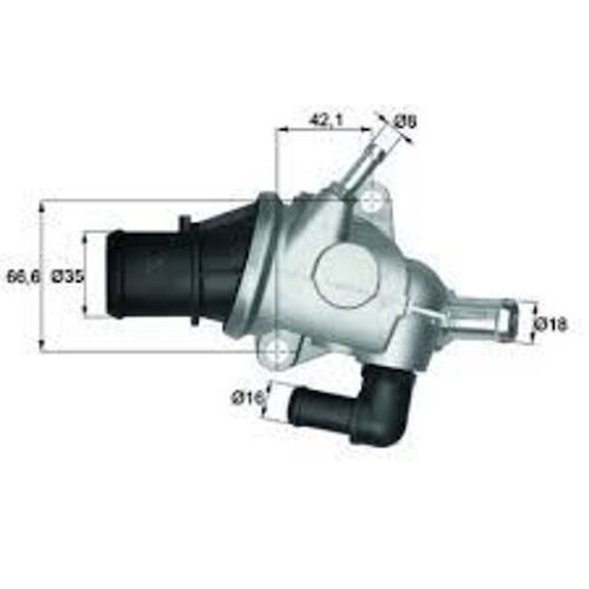 Mahle-Knecht-Behr TI12588 Termostat 88 C C78488 Alfa 145-146-156 1.6-1.8-2.0-147 1.6-2.1 60813208