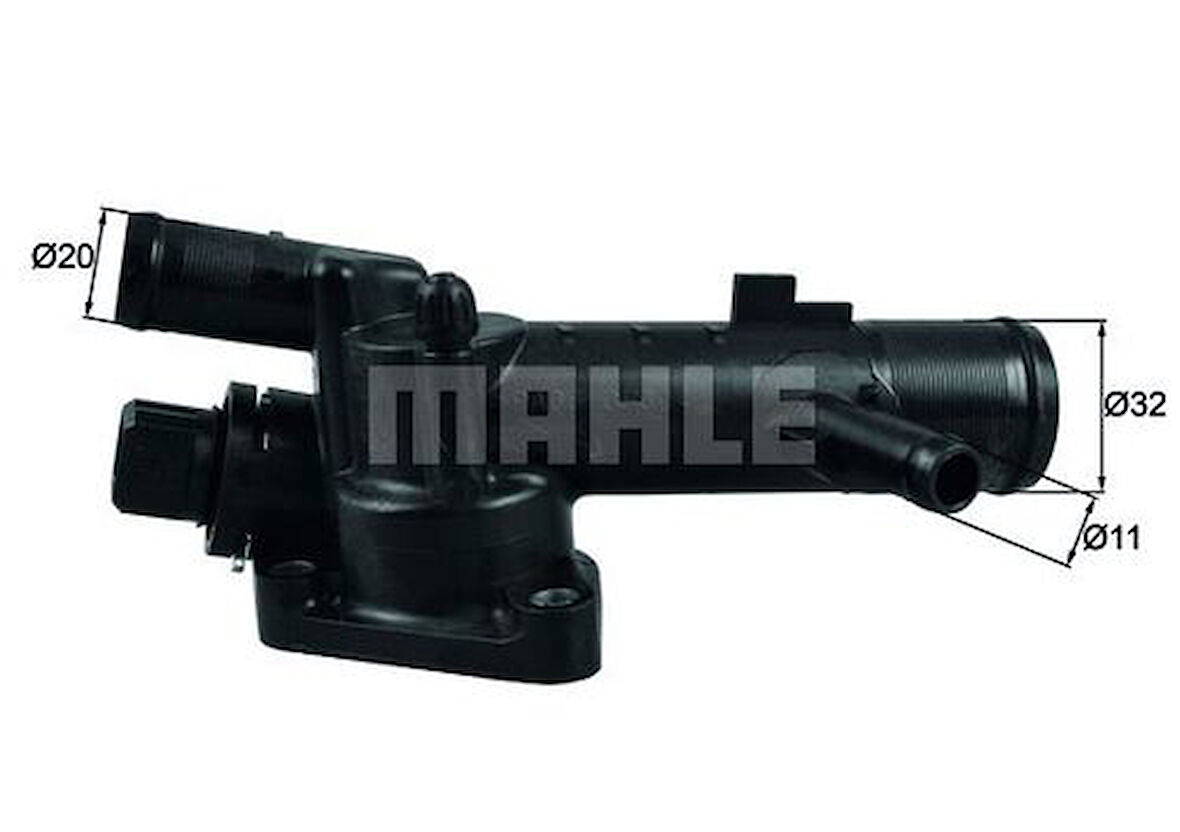 Mahle-Knecht-Behr TI21583 Termostat 83CC Dacia Duster 10-Logan 08-Sandero 08- Renault Clio II 01-09 Kangoo 05-Symbol II 09-1.5DCI Contalı 8200954288