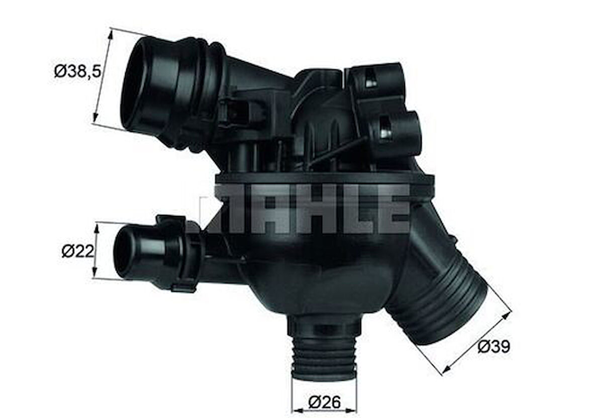 Mahle-Knecht-Behr TM19102 Termostat BMW E87 E81 E82 E88 E90 E60 N42 11537552403