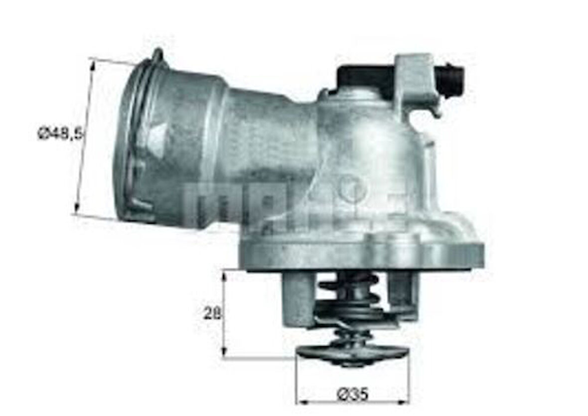 Mahle-Knecht-Behr TM2887 Termostat 87 CC Elektrikli W204 07-14 S204 07-14 C219 05-10 W211 05-08 W221 05-12 6422002115