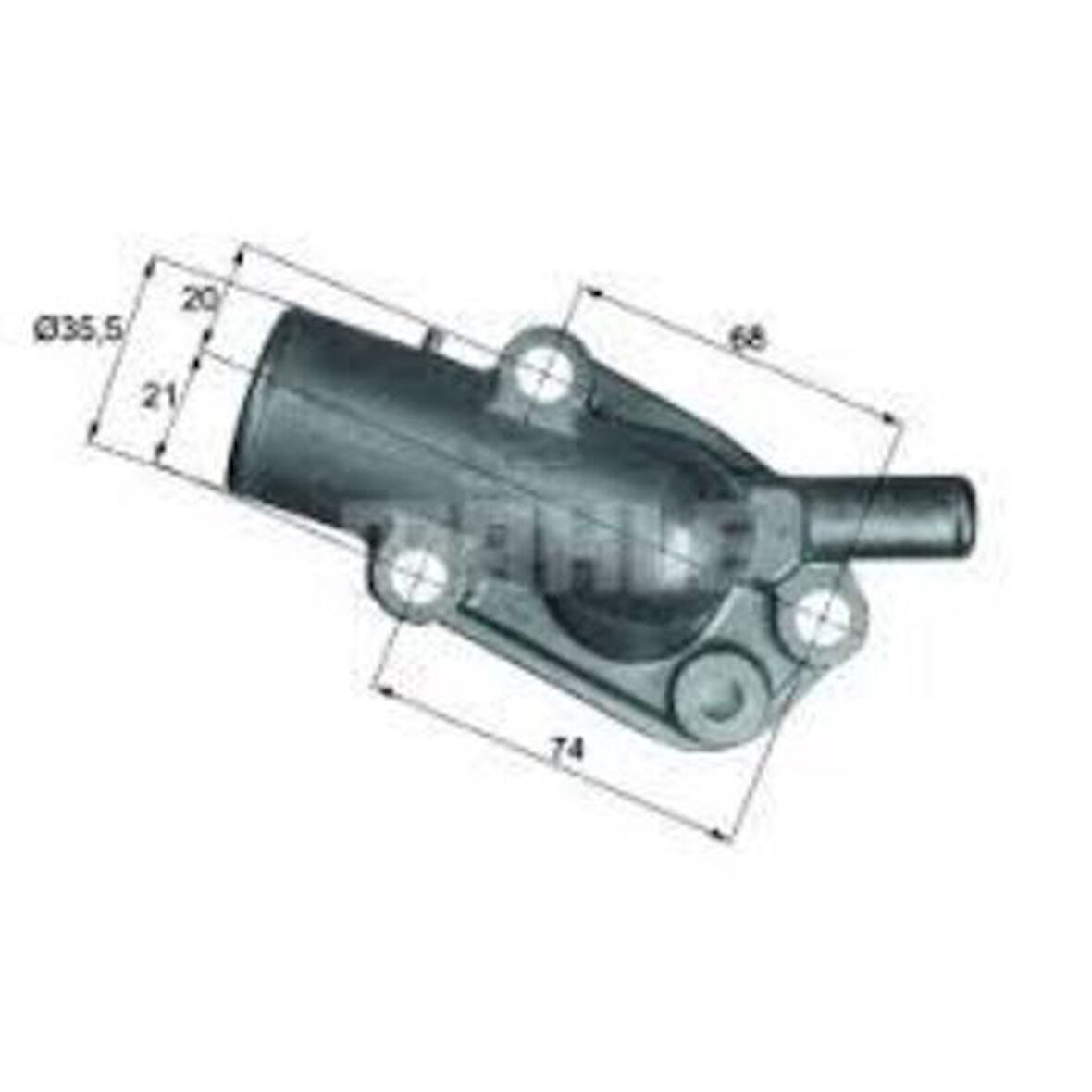 Mahle-Knecht-Behr TM5109 Termostat Komple Volkswagen Lupo 6X1 6E1 109C 032121111CE