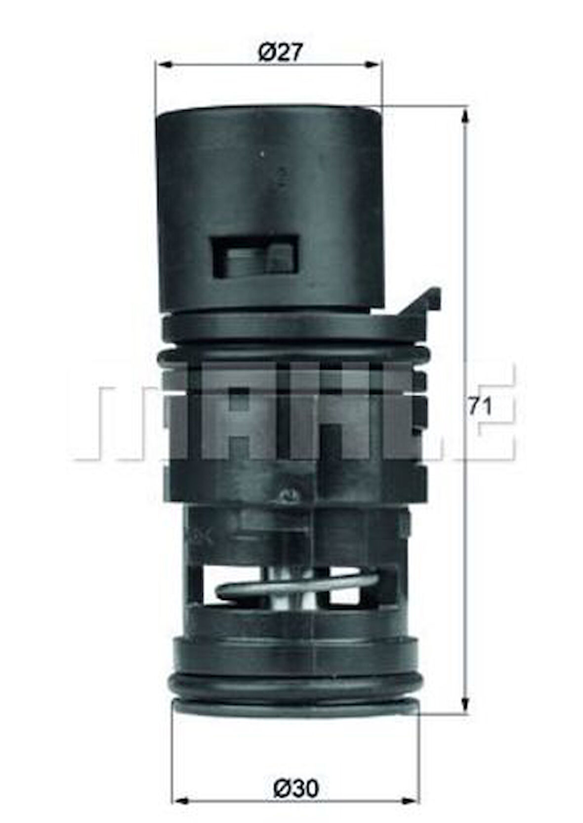 Mahle-Knecht-Behr TO780 Yağ Termostatı Otm Sanz BMW M43 M52 M54 N40-N46 E46 E83 E52 17111437362