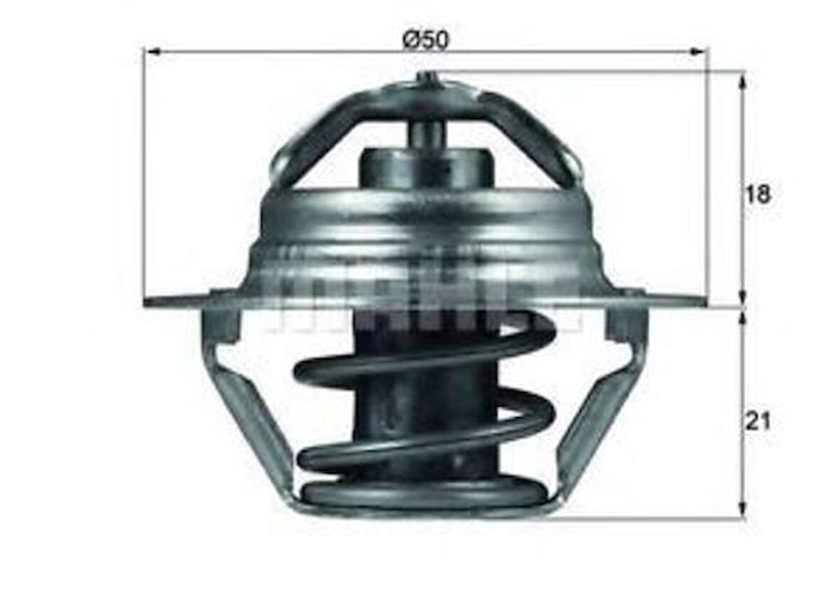 Mahle-Knecht-Behr TX10089D Termostat 89CC Clio II-Kangoo -Megane II-Dacia Duster-Logan-Sandero 1.4 1.5 8200772985