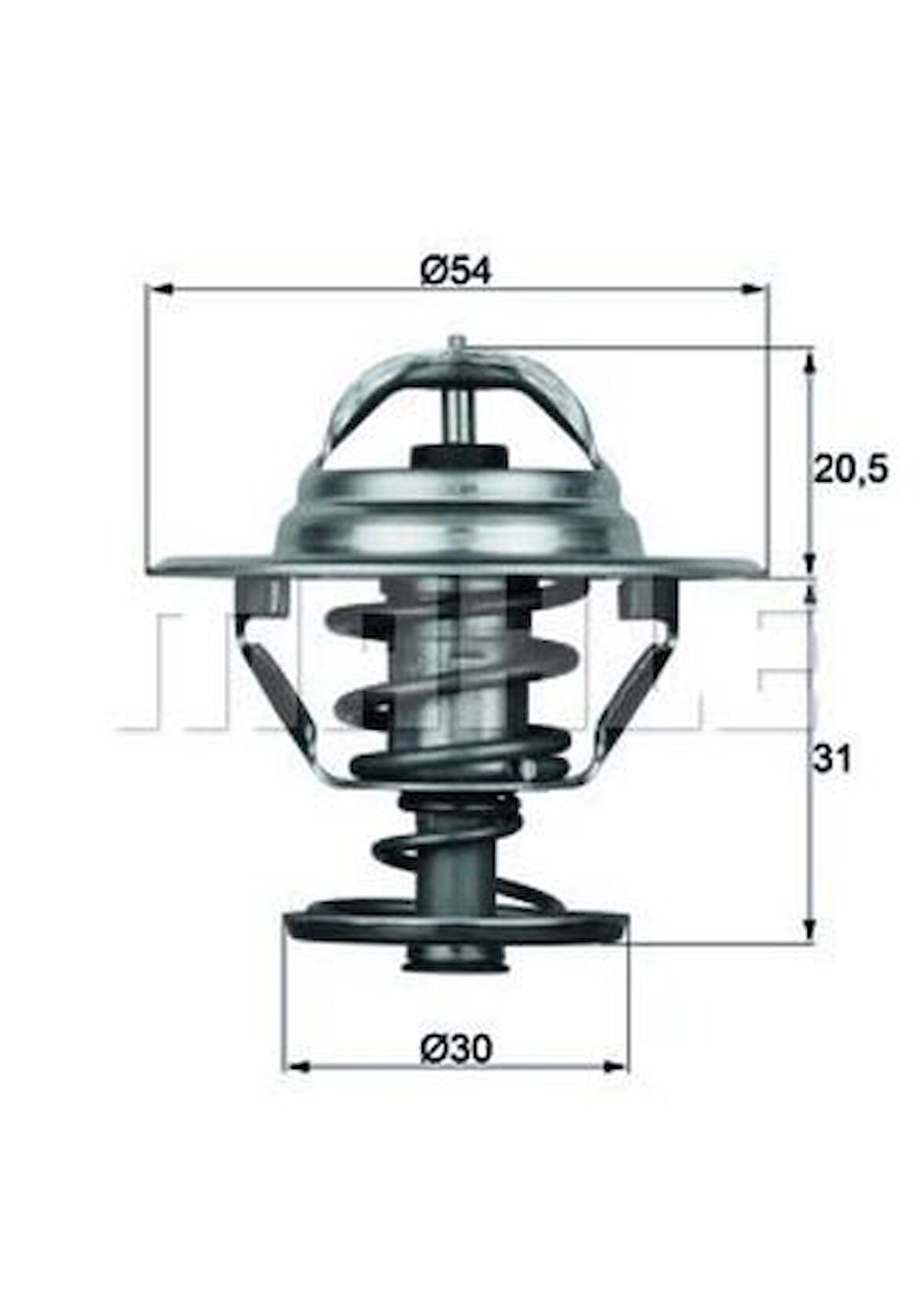 Mahle-Knecht-Behr TX1076D Termostat 76 CC Conta IIe Volvo Truck F11 15440977