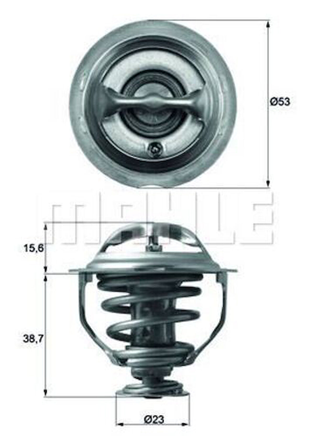Mahle-Knecht-Behr TX11795D Termostat 95 CC Volkswagen Passat-A4 Blr-Bly-Bvz-Bvy-ccta-ccza-Cdaa 1.8 TFSI-2.0 TFSI 04- 06J121113A