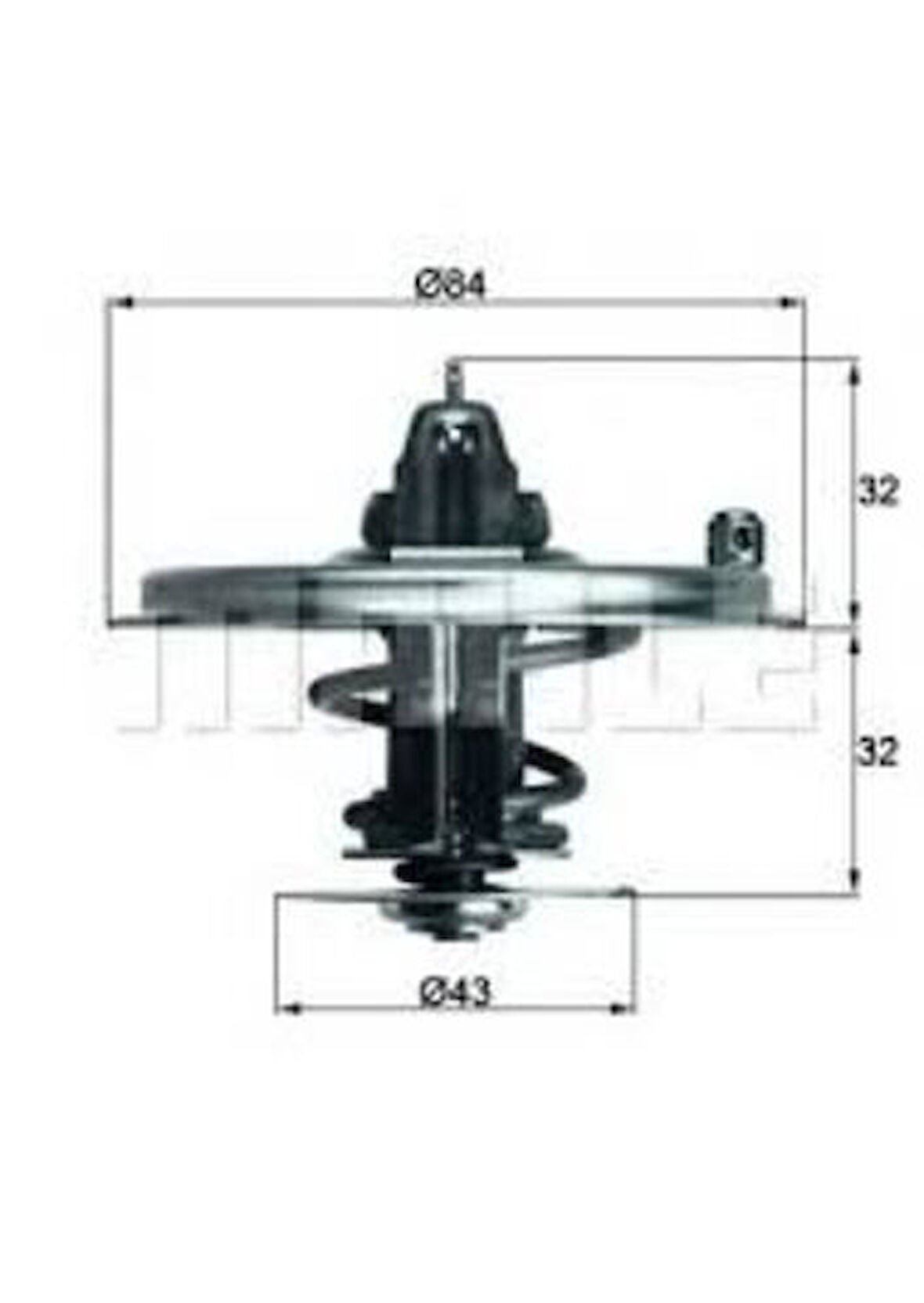 Mahle-Knecht-Behr TX3685D Termostat BMW E34 E38 M60 M72 11531729841