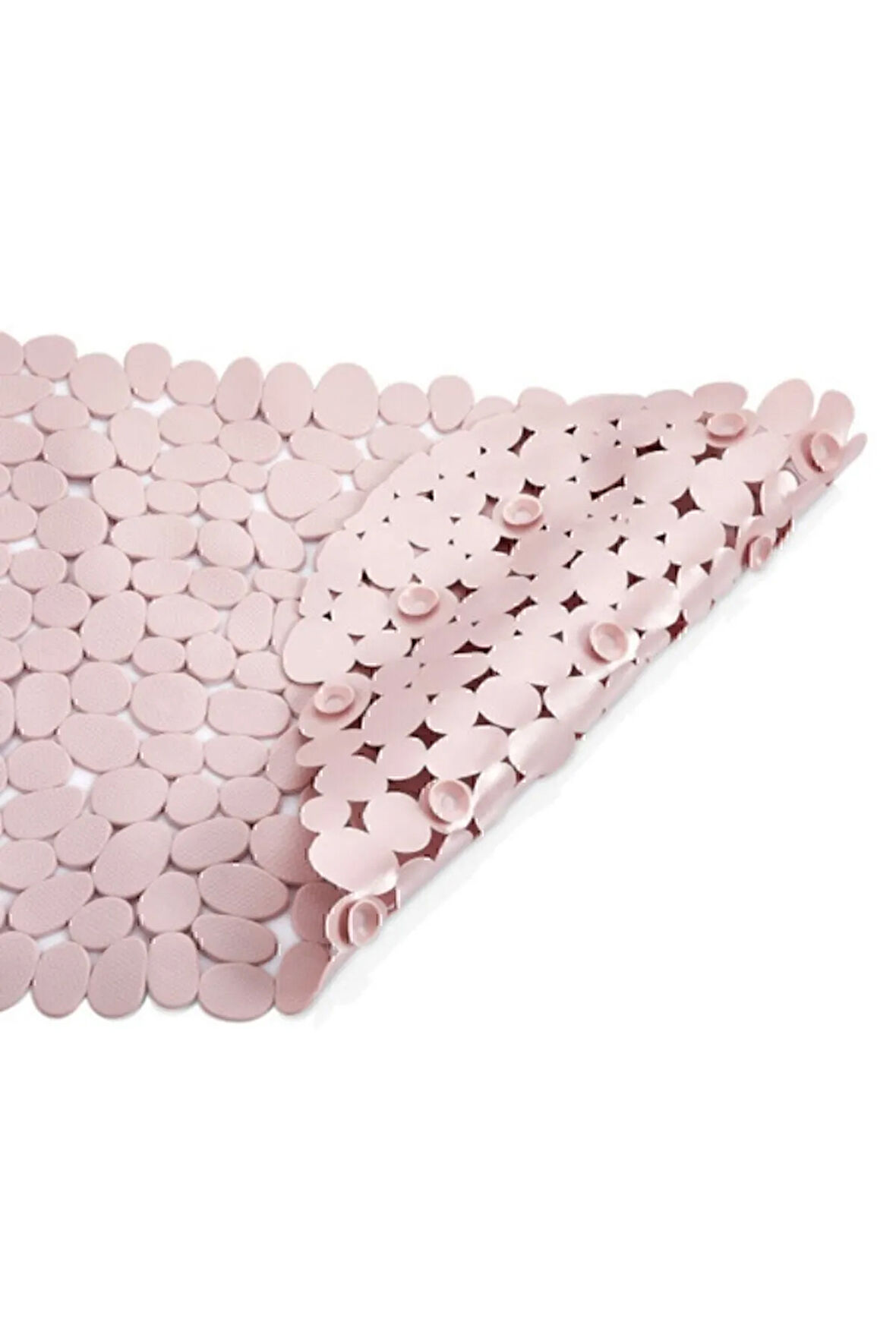MAİN SHOP Banyo Duş Ve Küvet Kaydırmazı Vantuzlu Paspas 34x68 cm PEMBE RENK
