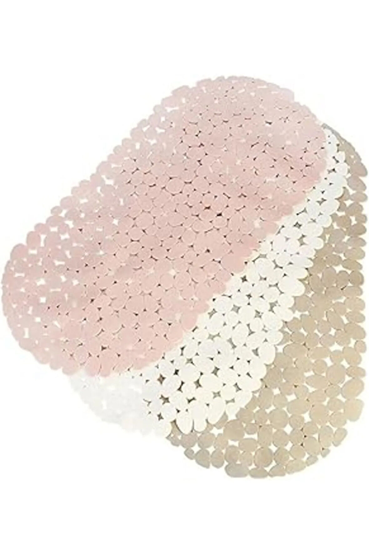 MAİN SHOP Banyo Duş Ve Kü Kaydırmazı Vantuzlu Paspas 34x68 Cm Beyaz Renk Isgstorebny40