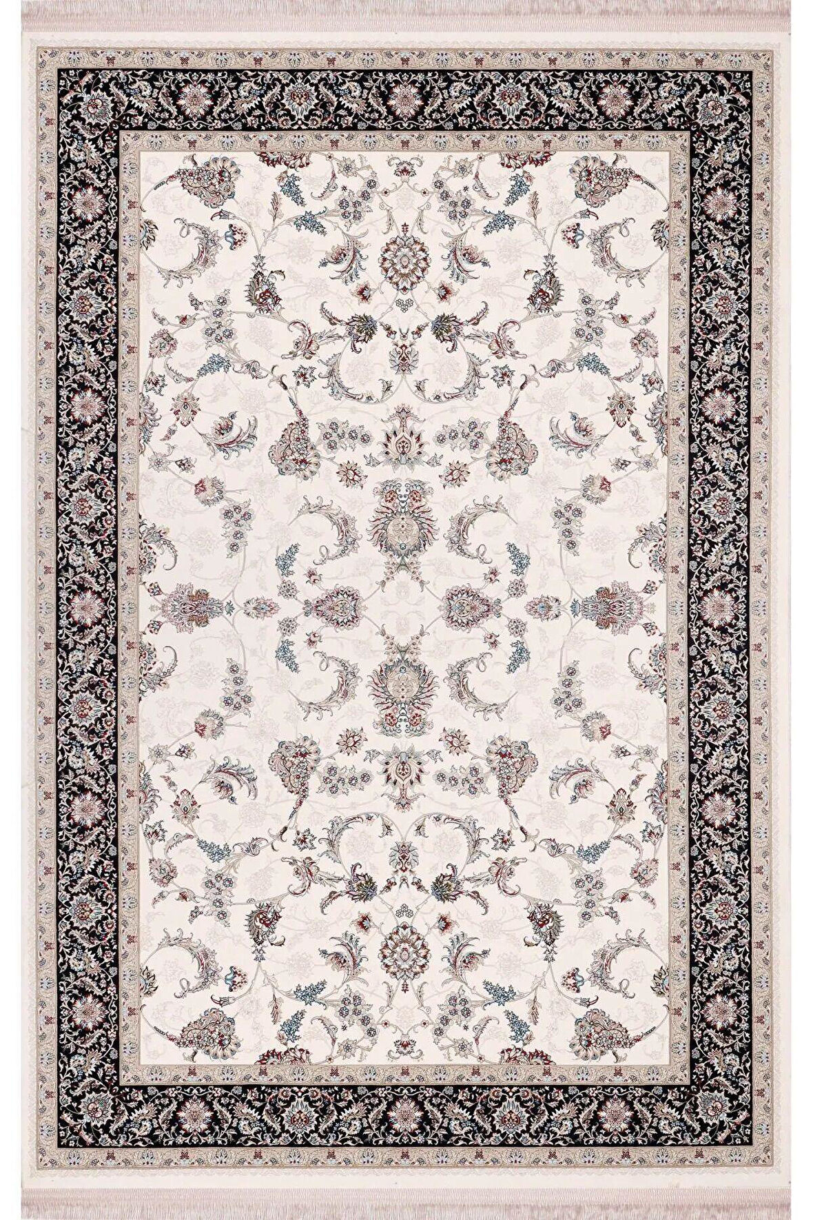 Nexus Halı Majestic 38833 Beyaz Klasik Figürlü Retro Halı