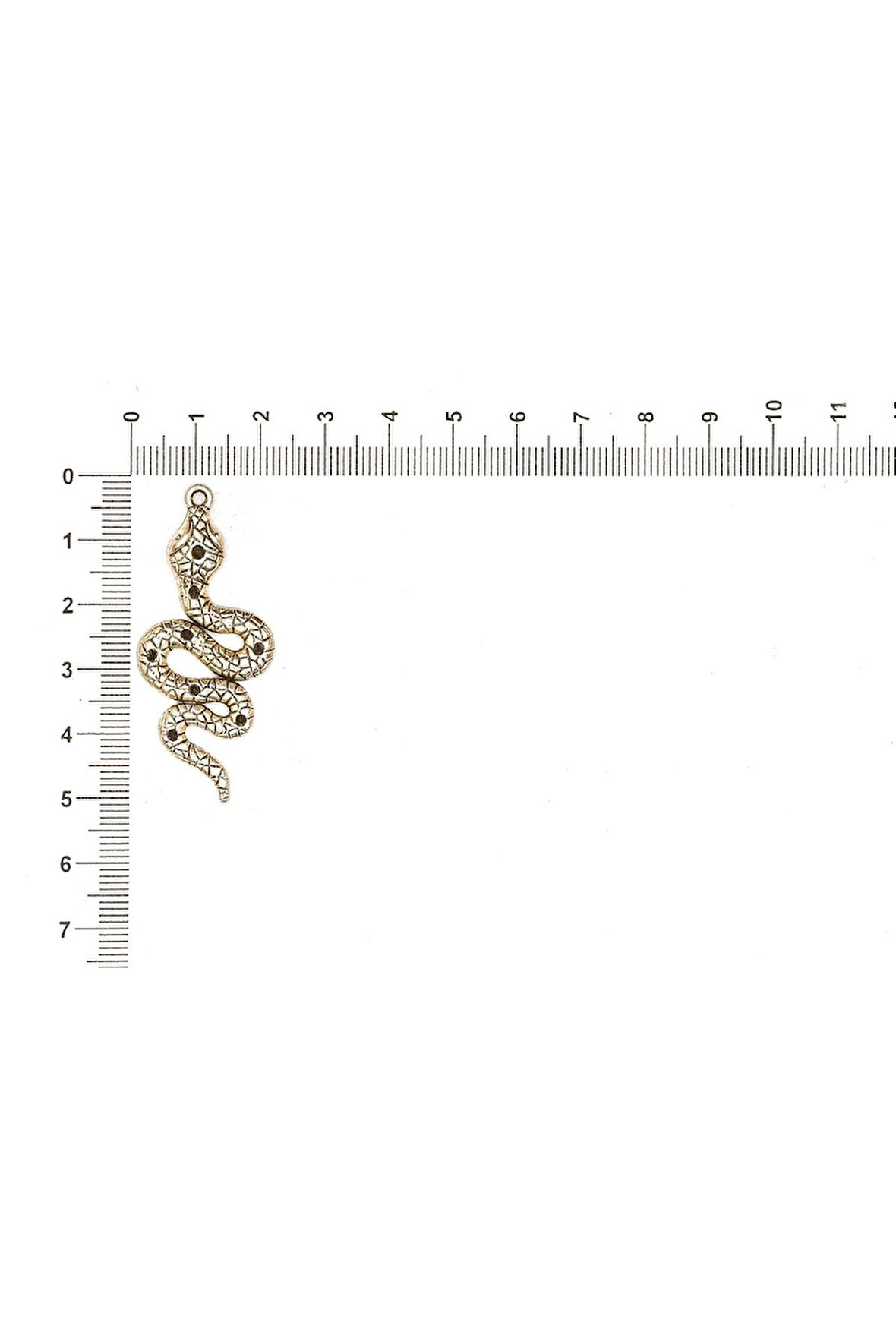 YILAN FİGÜRÜ İLE İLGİLİ METAL AKSESUARLAR VE KOLYE UÇLARI