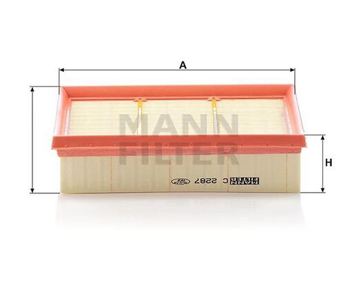 MANN C2287 Hava Filtresi A-Serisi W169 04-12 B-Serisi W245 05-10 2660940004