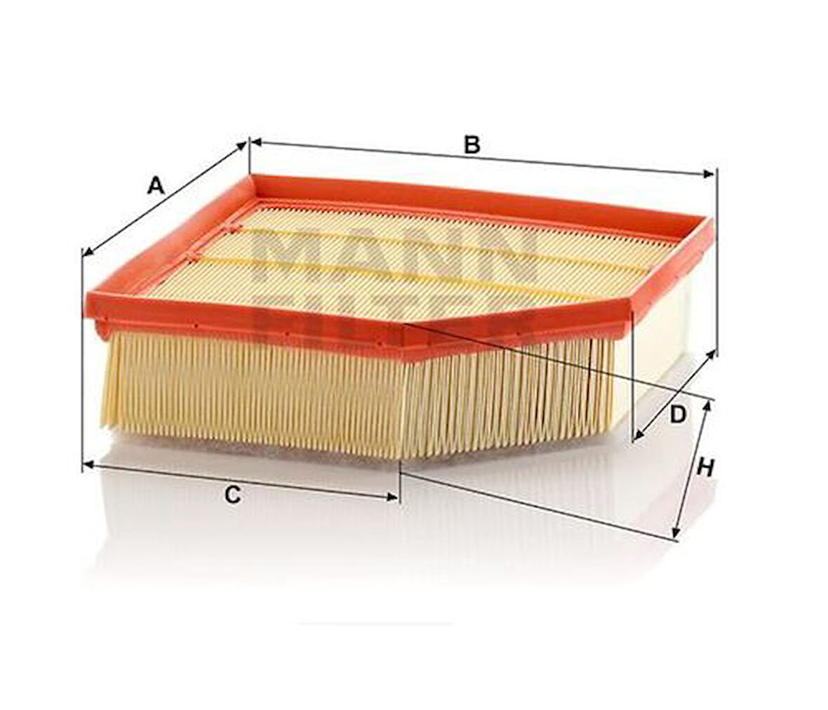 MANN C23129 Hava Filtresi S60 01-V70 01-XC70 02-Xc90 06-2.4D5 2.4D 30636833