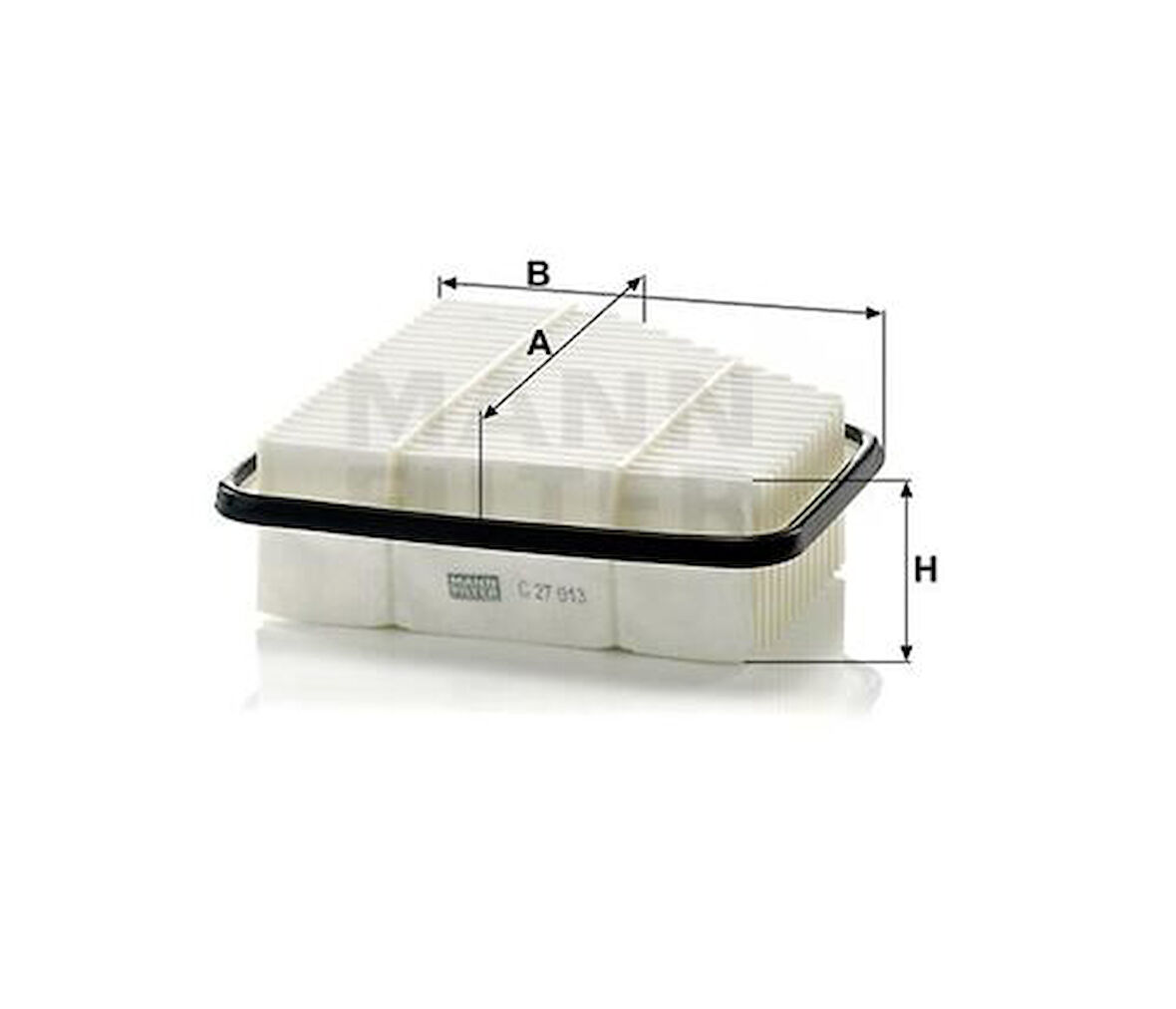 MANN C27013 Hava Filtresi Toyota Corolla 1.4 D4D 2007-2012 Auris 1.4 D4D 2007-2012 Verso Avensis 2008- 17801-0R030