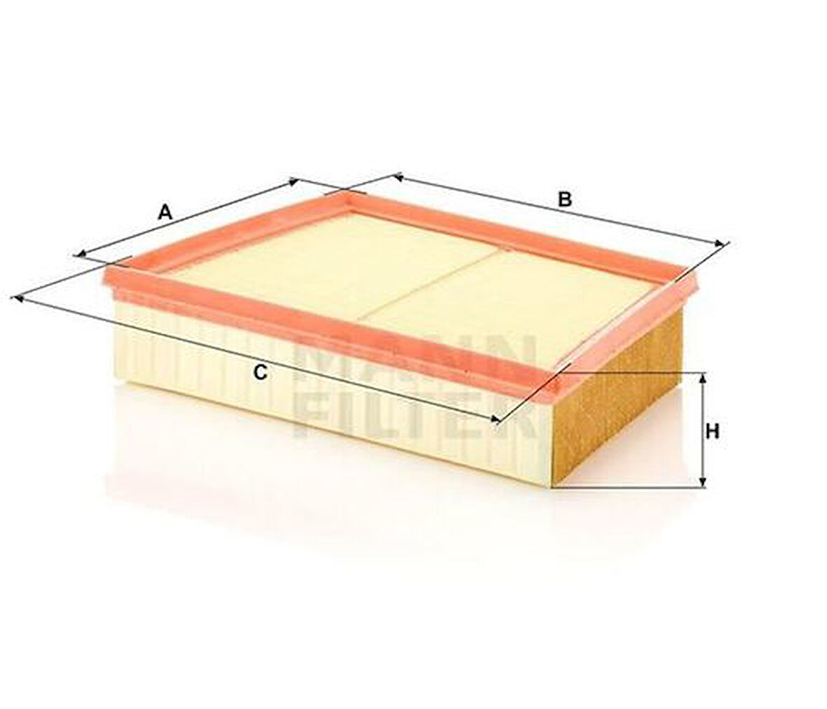 MANN C28022 Hava Filtresi Range Rover Evoque L551 18-Evoque L538 15-19 Discovery Sport L550 15-E-Pace X540 17- GJ32-9601-AA