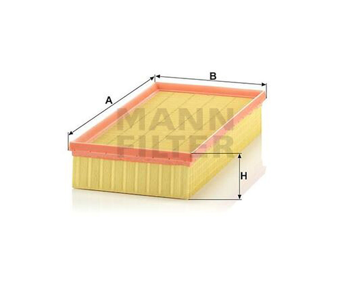 MANN C35156 Hava Filtresi Mitsubishi Carisma 1900 Dı-D 115Hp 09 00-06 06 MA-497