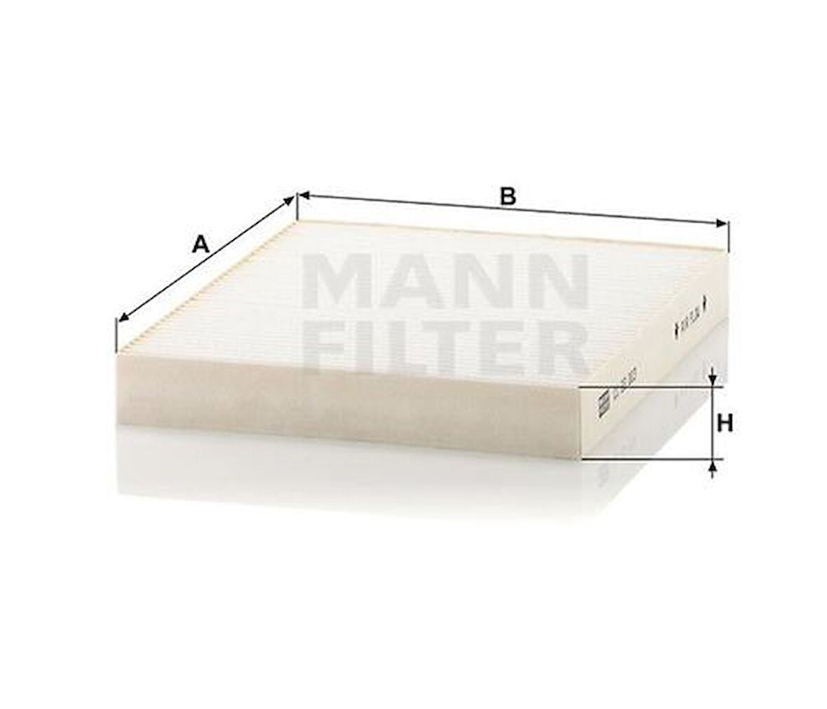 MANN CU23003 Kabin Filtresi Chrysler Voyager Grand Voyager Rt 2.8 Crd 163Hp 10 07 K68042866AA