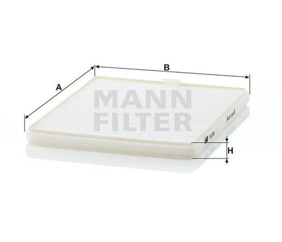 MANN CU2326 Polen Filtresi Opel Agila 00 Suzuki Wagon R 03 4705463