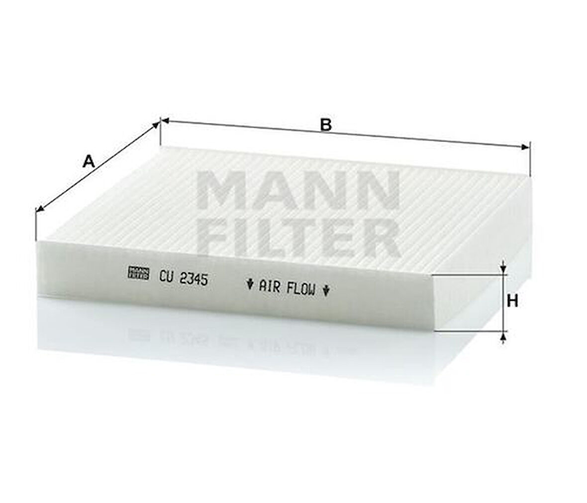 MANN CU2345 Polen Filtresi Primera P12 03-10 Almera 00-03 Trail 01- 27891-BM400