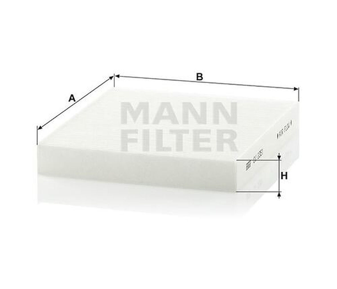 MANN CU2351 Polen Filtresi Civic IV-V 1.4-1.5-1.6 Vtec-CRV I 2.0 16V 99-02 Rover 400 95-00 7700834887