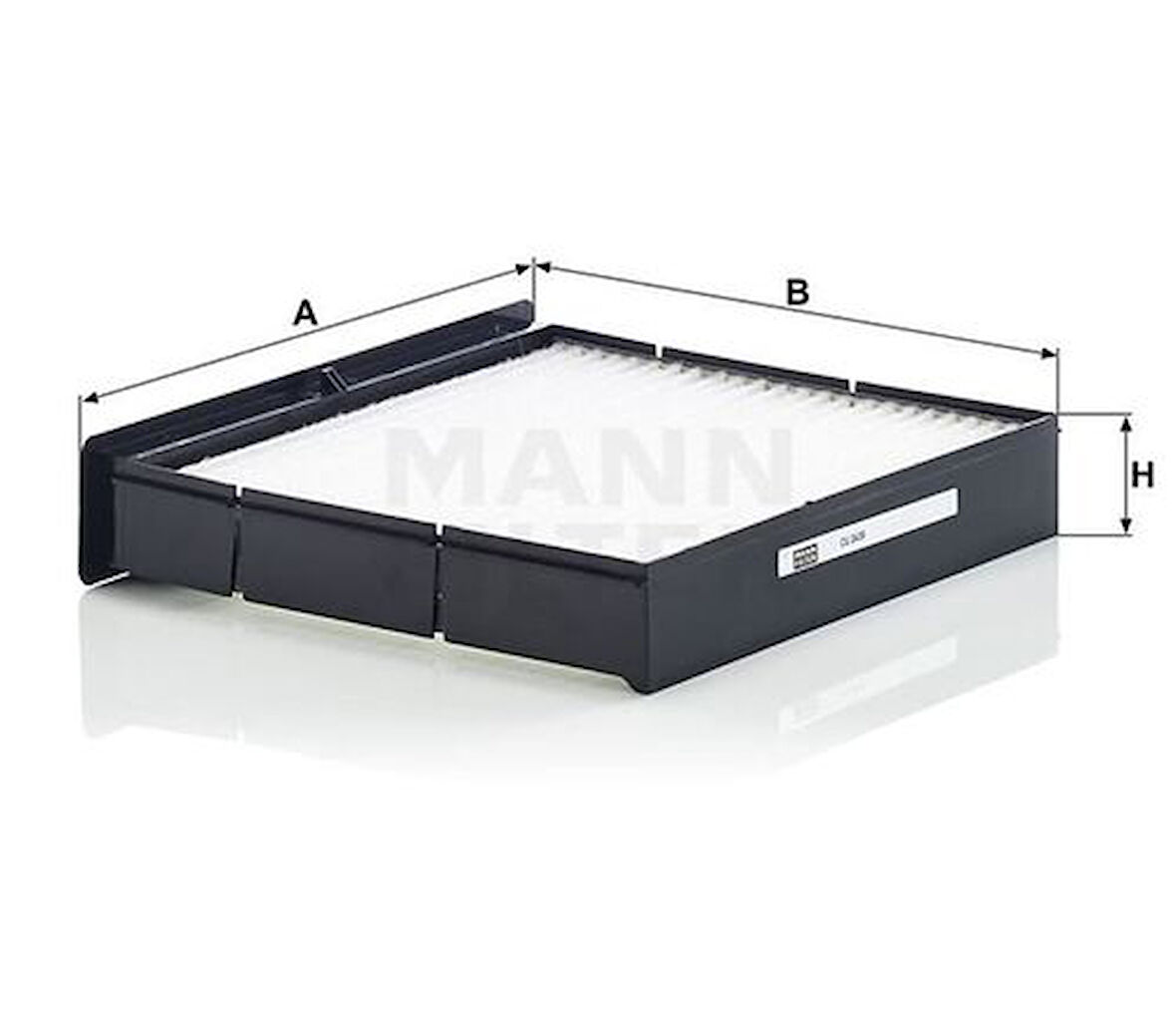 MANN CU2430 Polen Filtresi Scenic II 1.4 1.6 1.6 16V 2.0 16V 1.5DCI 1.9DCI 2.0DCI Plastik Çerçeveli 272772435R