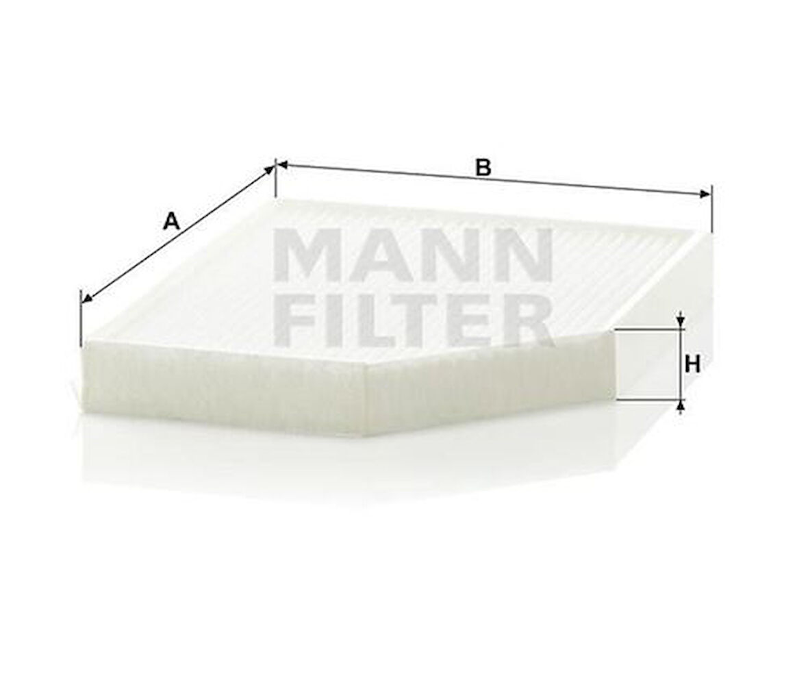 MANN CU2450 Polen Filtresi Audi A4 07-A5 08-Q5 08-1.8TFSI 2.0TFSI 3.0TFSI 3.2FSI 8K0819439