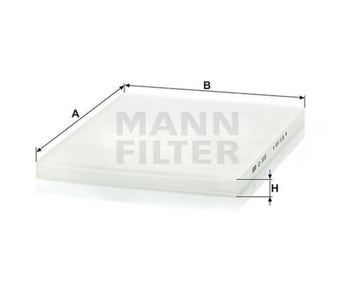 MANN CU3059 Kabin Filtresi Opel Omega-B 2.2 DTI 16V 120Hp 09 00-07 03 90458294