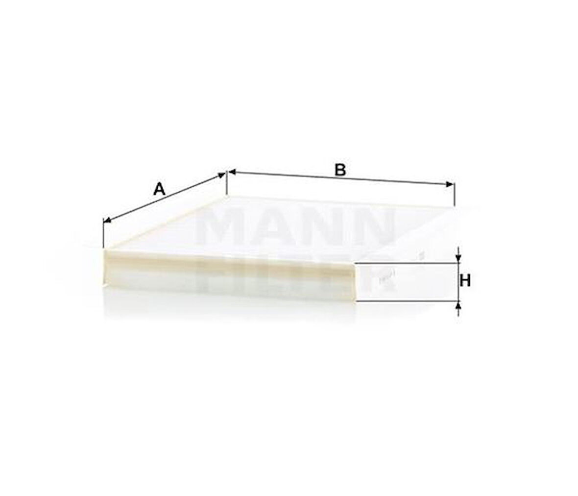 MANN CU3780 Polen Filtresi A-Serisi W168 97-04 Vaneo 414 02-04 058198011