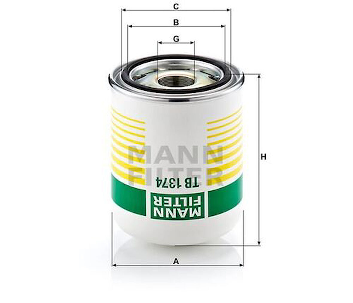 MANN TB1374X Hava Kurutucu Filtre Eski Model Universal 0004291097