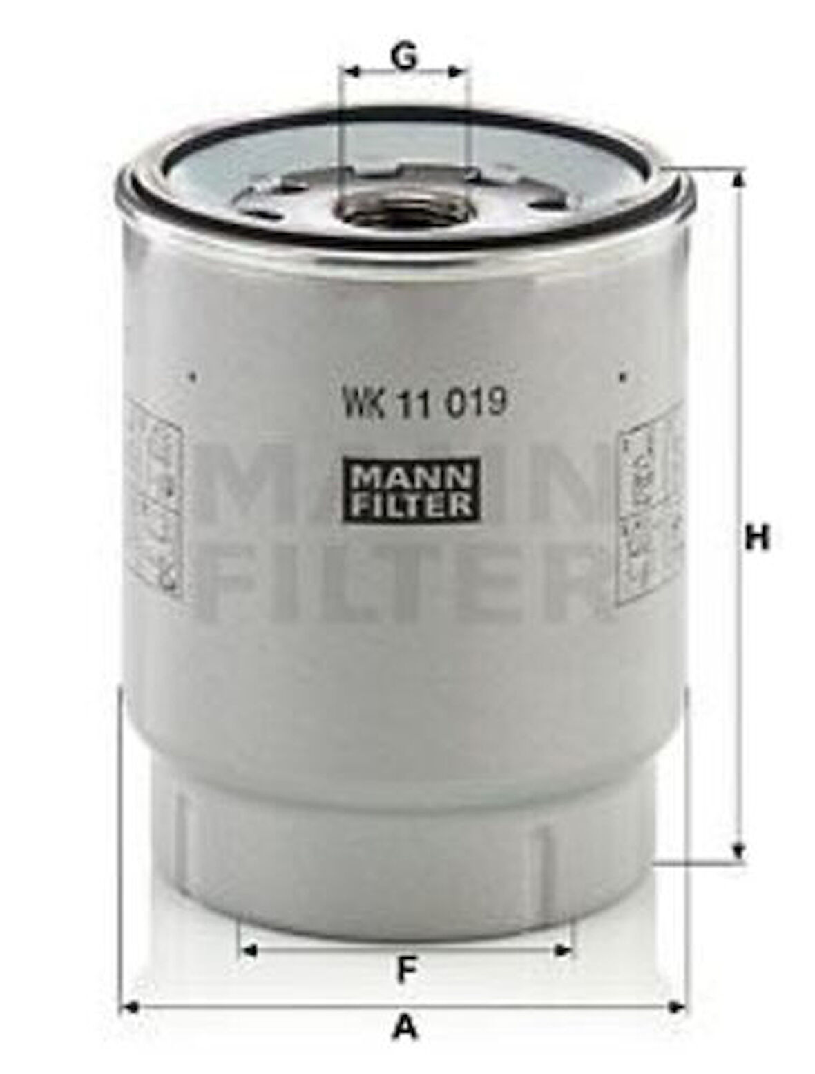 Mann Wk11019Z Yakıt Filtresi (Mazot) Renault T Serı Volvo Fh II Fh 13 420 460 500 540 Fm Fmıı