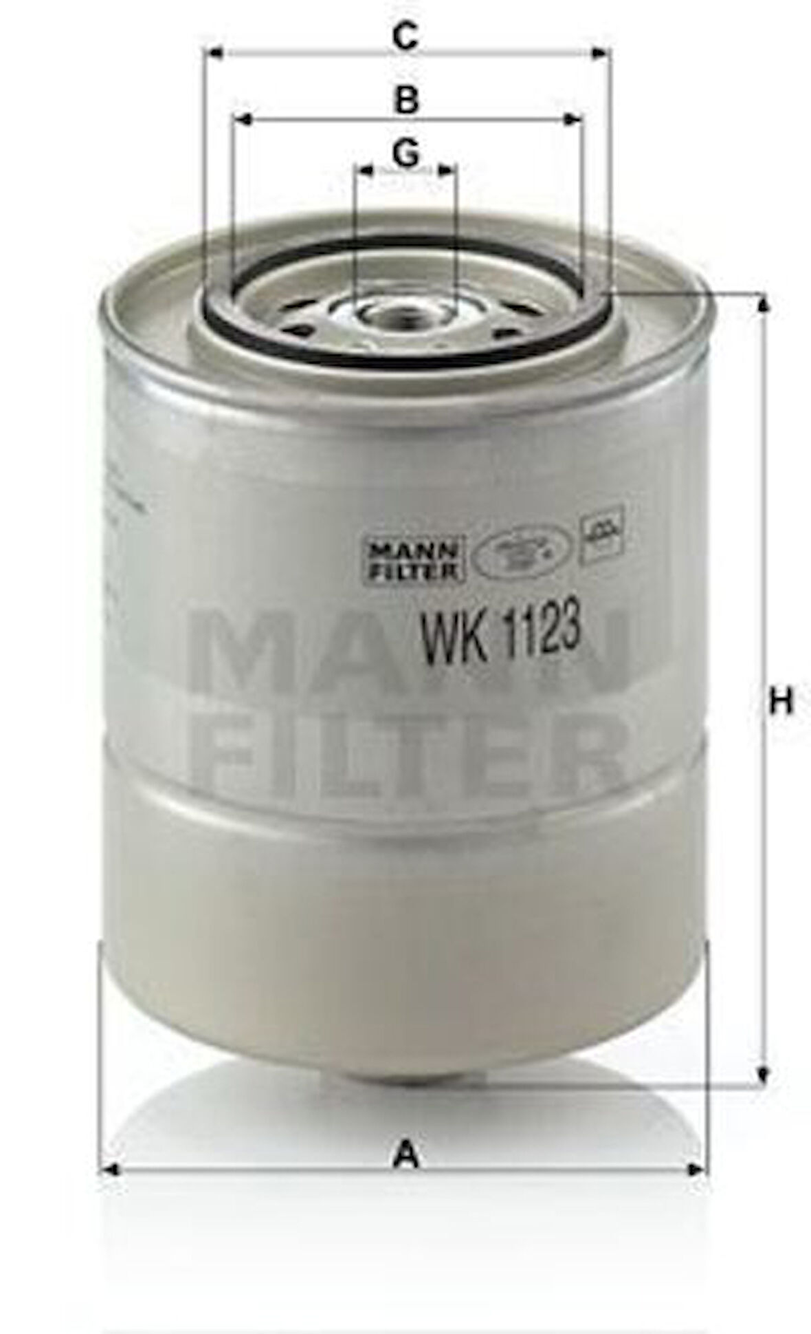 MANN WK1123 Yakıt Filtresi BMW E30 E34 M20 13322243018