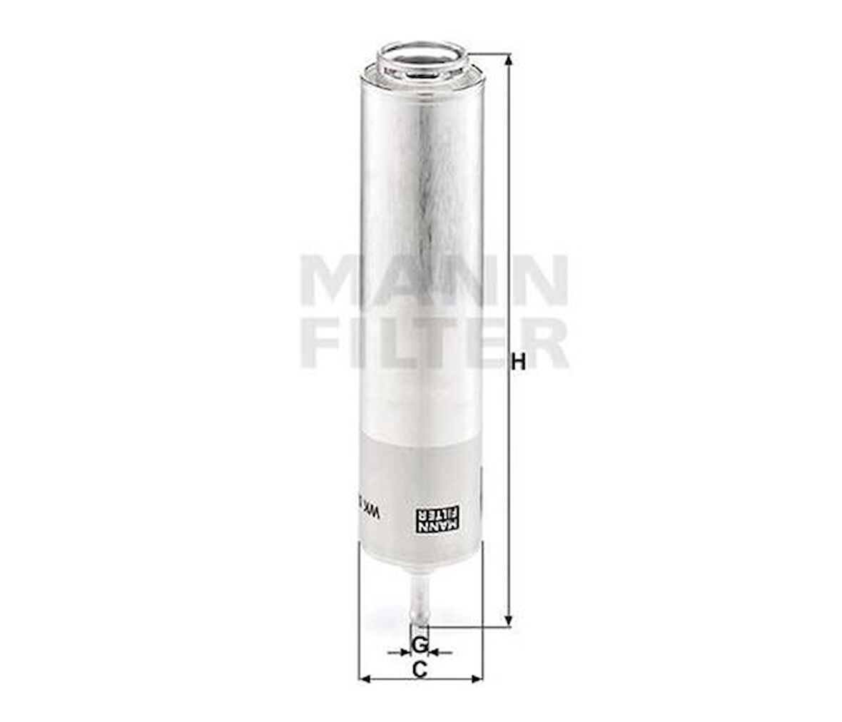 MANN WK5001 Yakıt Filtresi BMW N47 N57 M57 E90 E92 E92 13327788700